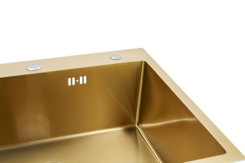 Мойка для кухни ARONA ARS 600x505 GOLD PVD NANO Золото Нержавейка