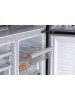 Холодильник многодверный ширина 91 см HIBERG RFQ-555DX NFGB Inverter Черное Стекло 618 л 