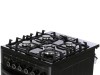 Плита для кухни GEFEST 5502-03 0044 Черная 50 см 4 Конфорки Духовка 52л 