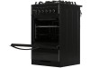Плита для кухни GEFEST 5502-03 0044 Черная 50 см 4 Конфорки Духовка 52л 