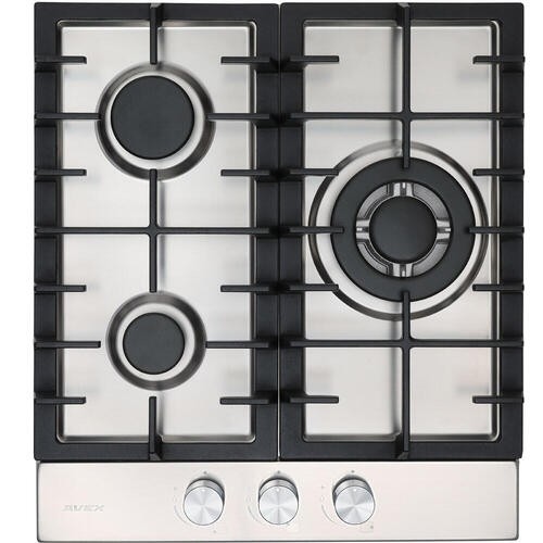 Варочная поверхность AVEX HS 4531 X Нержавеющая сталь 3 конфорки