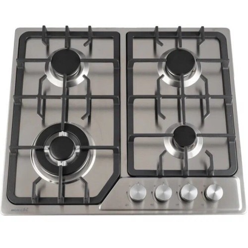 Варочная поверхность Macbi MBH64WFXI.G2 Inox Нержавейка 4 Газ-конфорки WOK конфорка