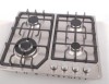 Варочная поверхность Macbi MBH64WFXI.G2 Inox Нержавейка 4 Газ-конфорки WOK конфорка