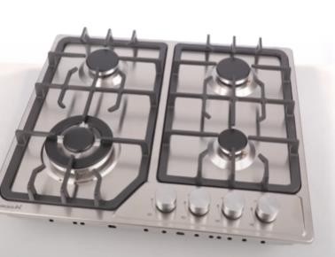 Варочная поверхность Macbi MBH64WFXI.G2 Inox Нержавейка 4 Газ-конфорки WOK конфорка
