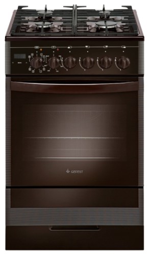 Плита для кухни GEFEST 5502-03 0045 Коричневая 50 см Духовка 55 л