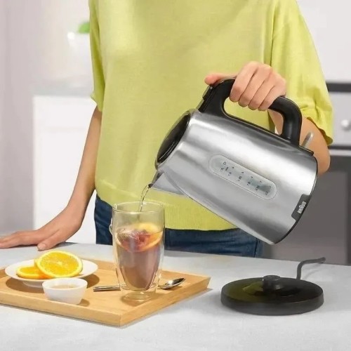 Чайник Braun WK1500BK 2,2 кВт 1.7л Серый Нержавейка