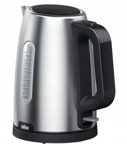 Чайник Braun WK1500BK 2,2 кВт 1.7л Серый Нержавейка