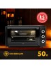 Мини-печь OASIS M-50CB1 Черная 50л Конвекция 1600 кВт