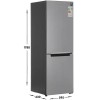 Холодильник Samsung RB30A30N0SA/WT Серебристый 332л 178см