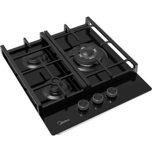 Варочная поверхность Midea MG449TGB Черное Стекло 3 конфорки