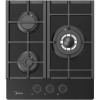 Варочная поверхность Midea MG449TGB Черное Стекло 3 конфорки