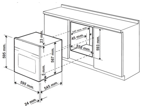 Духовой шкаф электрический Ariston FTR 850 AN