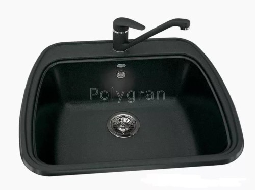 Кухонная мойка POLYGRAN F-11 Чёрный 16