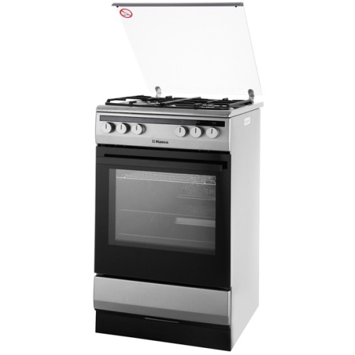 Плита для кухни комбинированная Hansa FCMX590977 Нержавейка 55 см