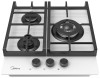 Варочная поверхность Midea MG449TGW Белое Стекло 3 конфорки