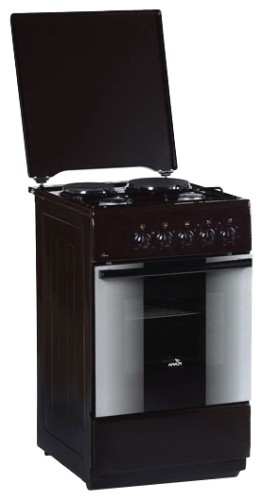 Плита комбинированная Flama RK2211-B Черная 50 см