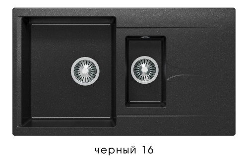 Мойка для кухни POLYGRAN Brig-870 | Черный 16