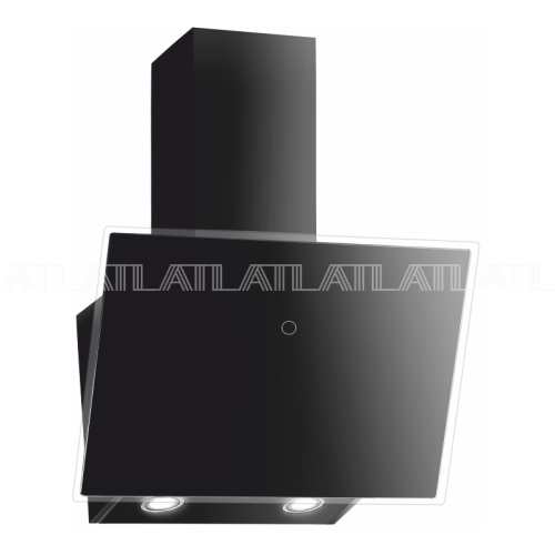 Вытяжка каминная ATL 1489 60 см black Черное стекло Двигатель 1030 м3/ч