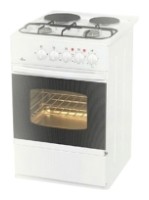 Плита для кухни Flama RK2211-W Белая 2 газ + 2 электро конфорки 50 см