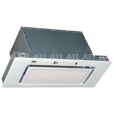 Вытяжка встраиваемая ATL 3003 75 White Glass Белое Стекло 70 см 1030 м3/ч