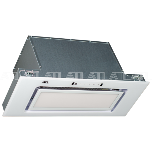 Вытяжка встраиваемая ATL 3003 75 White Glass Белое Стекло 70 см 1030 м3/ч