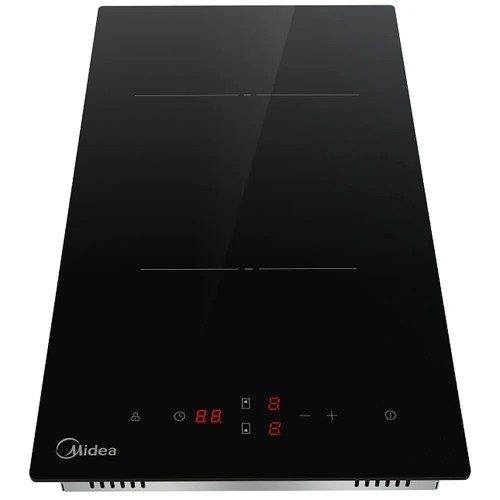 Варочная панель Midea MCH32203 Домино 2 конфорки 9 уровней Чёрная