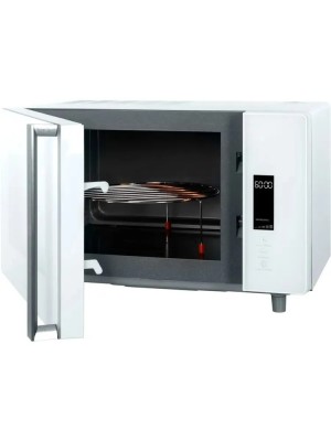 Микроволновая печь СВЧ HIBERG i-VM 4588 W Белая 25 л с керамическим дном 900 Вт Открывание Механическое