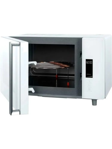 Микроволновая печь СВЧ HIBERG i-VM 4588 W Белая 25 л с керамическим дном 900 Вт Открывание Механическое