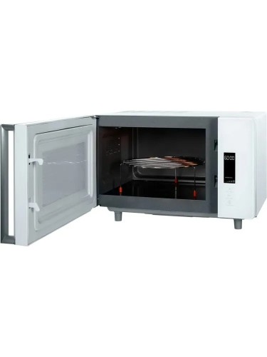 Микроволновая печь СВЧ HIBERG i-VM 4588 W Белая 25 л с керамическим дном 900 Вт Открывание Механическое