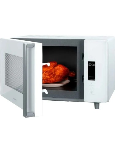Микроволновая печь СВЧ HIBERG i-VM 4588 W Белая 25 л с керамическим дном 900 Вт Открывание Механическое