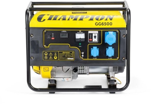 Генератор бензиновый CHAMPION GG6500 Ручной Страртер 5.5 кВт