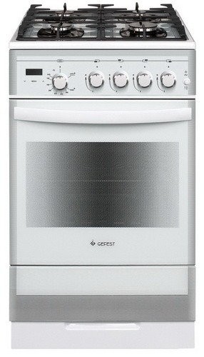 Плита для кухни GEFEST ПГ 5500-03 0042 Белая 4 конфорки