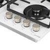 Газовая варочная поверхность Gorenje GT642AXW Белое стекло 4 конфорки ГК