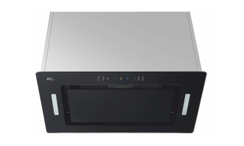 Вытяжка встраиваемая ATL 1003 TCX 52 см Black INVERTER Черное стекло 1100 м3/ч