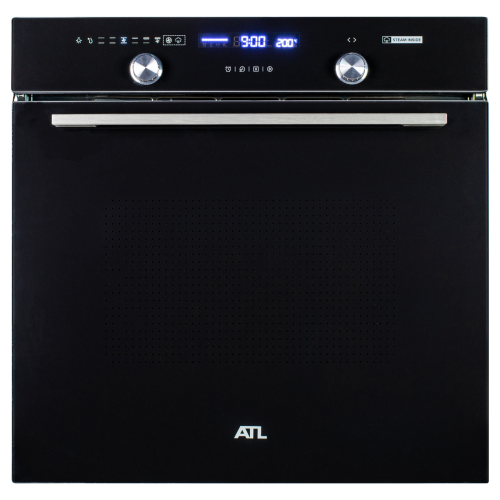 Духовой шкаф ATL 4 FD 965 AA BK Черное Стекло 70 л