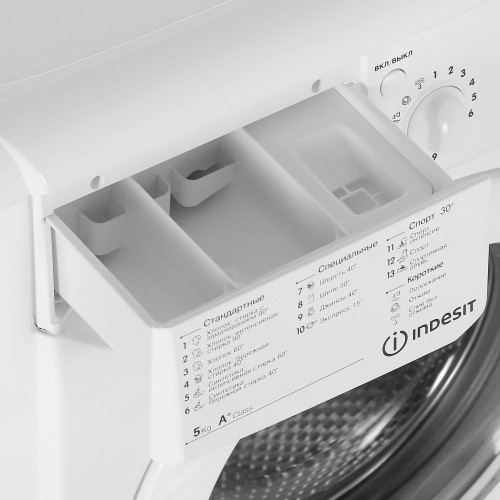 Стиральная машина Indesit IWSD 51051 CIS Белая 5 кг 1000 об/мин