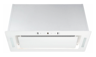 Вытяжка встраиваемая ATL 1003 TCX 72 см White INVERTER Белое стекло 1100 м3/ч 
