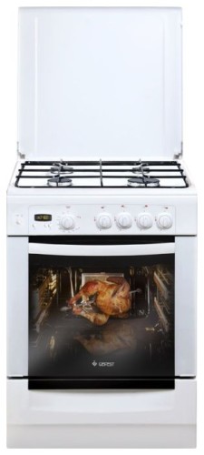 Плита для кухни газовая GEFEST ПГ 6100-03 Белая эмаль 4 конфорки 60см