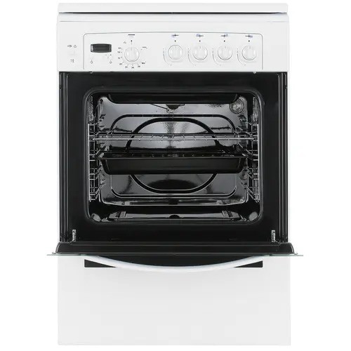 Плита для кухни газовая GEFEST ПГ 6100-03 Белая эмаль 4 конфорки 60см