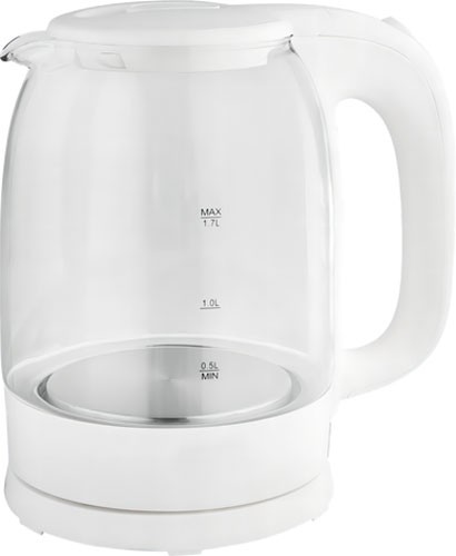 Чайник Renova KT17G-03W Стекло Белый 1,7 л