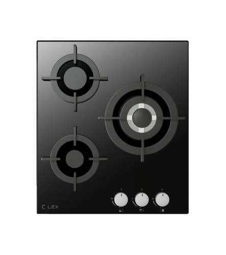 Варочная поверхность газовая LEX GVG 430 BL Черное Стекло