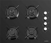 Газовая варочная поверхность LUXELL LX-40TAHDF Черное Стекло 4 Конфорки