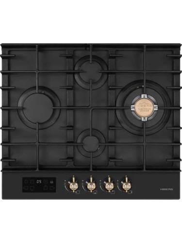 Варочная панель HIBERG VM 6245 B Черное Стекло 4 конфорки Ромб