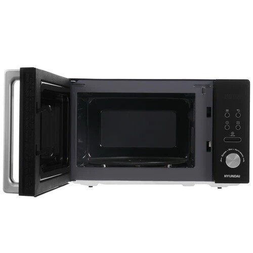 Микроволновая печь СВЧ Hyundai HYM-D3001 Черная 20 л 700 Вт Ручка