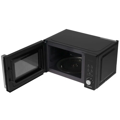 Микроволновая печь СВЧ Hyundai HYM-D3001 Черная 20 л 700 Вт Ручка
