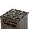 Плита для кухни GEFEST ПГ 6502-02 0045 Коричневая 60 см Духовка 52л Электро Поверхность 4 конфорки газ