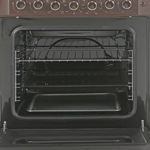Плита для кухни GEFEST ПГ 6502-02 0045 Коричневая 60 см Духовка 52л Электро Поверхность 4 конфорки газ
