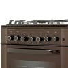 Плита для кухни GEFEST ПГ 6502-02 0045 Коричневая 60 см Духовка 52л Электро Поверхность 4 конфорки газ