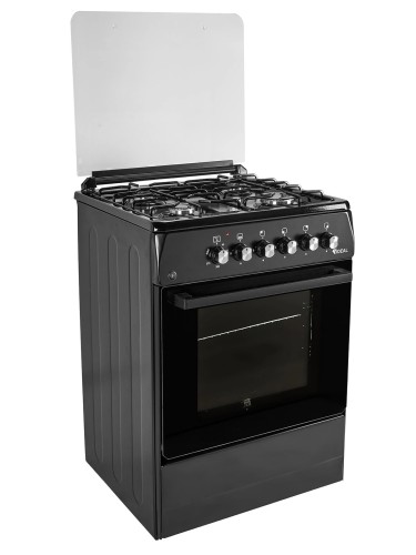 Плита для кухни IDEAL L 115 Черная Духовка Электро 65 л 4 конфорки ГК