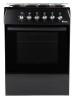 Плита для кухни IDEAL L 115 Черная Духовка Электро 65 л 4 конфорки ГК